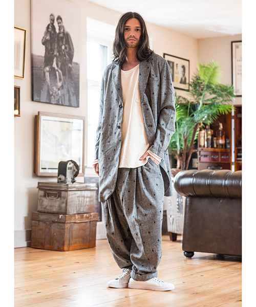 glamb(グラム)の「Tweed chester coat(チェスターコート・メンズ・グレー/ブラック・4/1/3/2/0)」の13枚目の写真