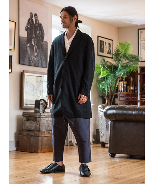 glamb(グラム)の「Tweed chester coat(チェスターコート・メンズ・グレー/ブラック・4/1/3/2/0)」の18枚目の写真