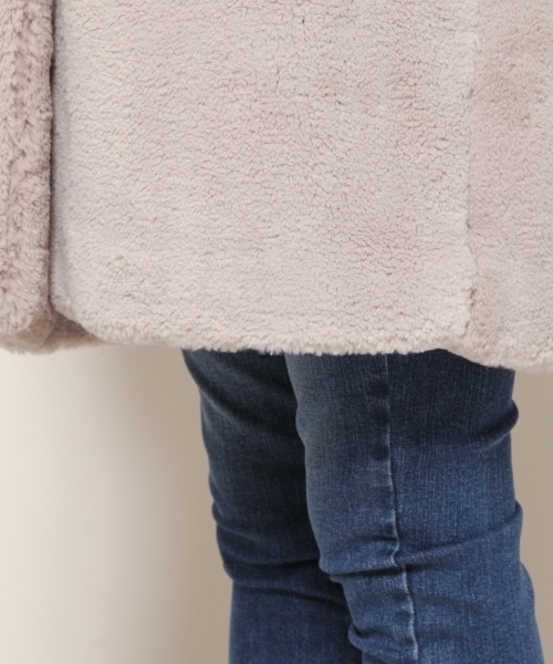 PAGEBOY（ページボーイ）の「ロングファーコート（その他アウター・レディース・ベージュ/ネイビー/ピンク/ブラウン・FREE）」の17枚目の写真