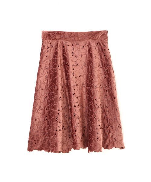 PROPORTION BODY DRESSING(プロポーションボディドレッシング)の「【美人百花 11月号掲載】スムースベロアエンブロイダリーフレアスカート(スカート・レディース・ピンク系その他/ピンク系その他2/ネイビー・1/2/3)」の14枚目の写真