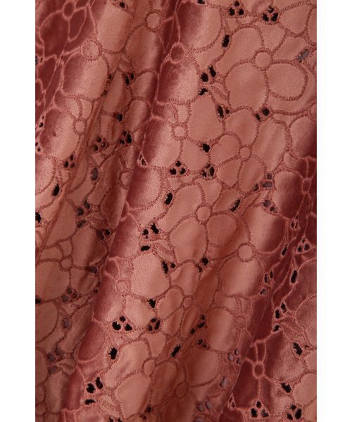 PROPORTION BODY DRESSING(プロポーションボディドレッシング)の「【美人百花 11月号掲載】スムースベロアエンブロイダリーフレアスカート(スカート・レディース・ピンク系その他/ピンク系その他2/ネイビー・1/2/3)」の7枚目の写真