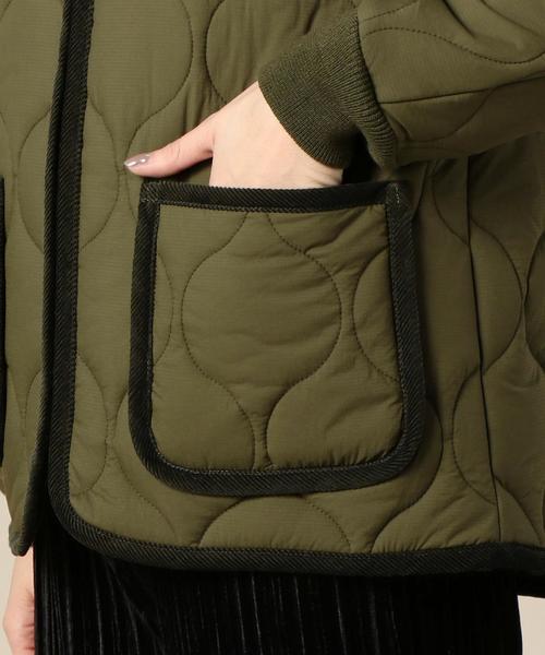 BEAUTY&YOUTH UNITED ARROWS（ビューティーアンドユースユナイテッドアローズ）の「BY ナイロンキルティングブルゾン ◆（ブルゾン・レディース・オリーブ/ネイビー・SMALL/MEDIUM）」の15枚目の写真