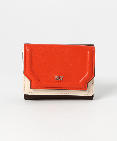 Sly スライ の Sly スライ Color Brocking Triford Wallet 財布 Wear
