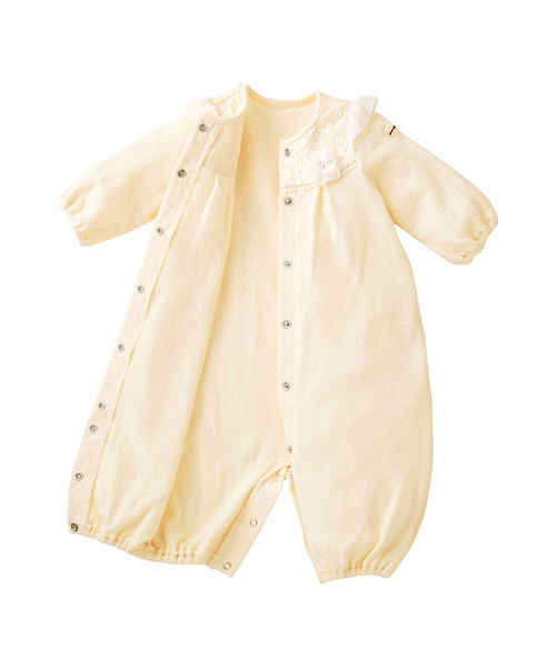 お花レースのツーウェイオール（ロンパース）｜MIKI HOUSE（ミキハウス）