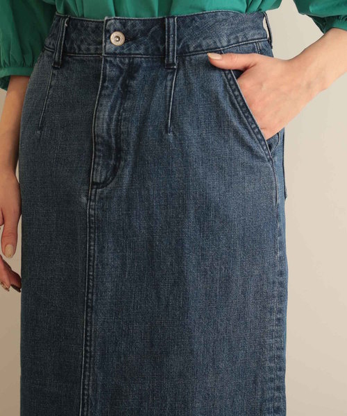 FREE'S MART（フリーズマート）の「ハイウエストロングタイトデニムスカ―ト（デニムスカート・レディース・ブルー系その他/ホワイト系その他・MEDIUM/SMALL）」の3枚目の写真