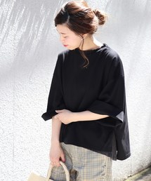 JOURNAL STANDARD | クリアジャージークルーネックソデロールアッププルオーバー(Tシャツ/カットソー)