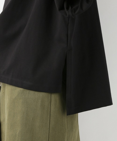JOURNAL STANDARD（ジャーナルスタンダード）の「クリアジャージークルーネックソデロールアッププルオーバー（Tシャツ/カットソー・レディース・ホワイト/ブラック/マスタード/ブルー系その他・FREE）」の19枚目の写真