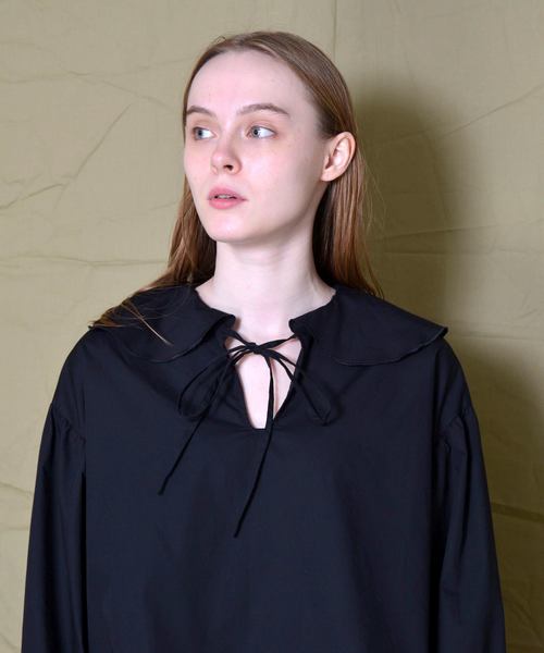 SUPERTHANKS（スーパーサンクス）の「フリルブラウス（シャツ/ブラウス・レディース・ホワイト/ブラック/モカ/ベージュ・FREE）」の9枚目の写真