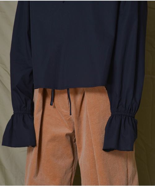 SUPERTHANKS（スーパーサンクス）の「フリルブラウス（シャツ/ブラウス・レディース・ホワイト/ブラック/モカ/ベージュ・FREE）」の13枚目の写真