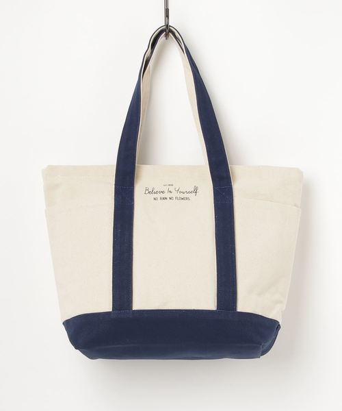 KOBE LETTUCE（コウベレタス）の「マザーズバッグ・通勤・通学に◎ダブルポケットキャンバスロゴトートバッグ/レディース/鞄[B1156]神戸レタス（トートバッグ・レディース・ブラック/ネイビー/レッド・FREE）」の7枚目の写真