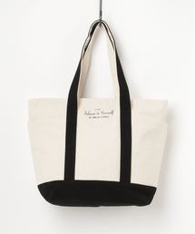 KOBE LETTUCE | マザーズバッグ・通勤・通学に◎ダブルポケットキャンバスロゴトートバッグ/レディース/鞄[B1156]神戸レタス(トートバッグ)