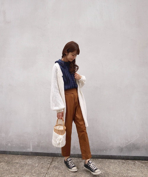 haupia(ハウピア)の「Chic and Boyish Style【 パンツ 】(チノパンツ)」|ブラウン
