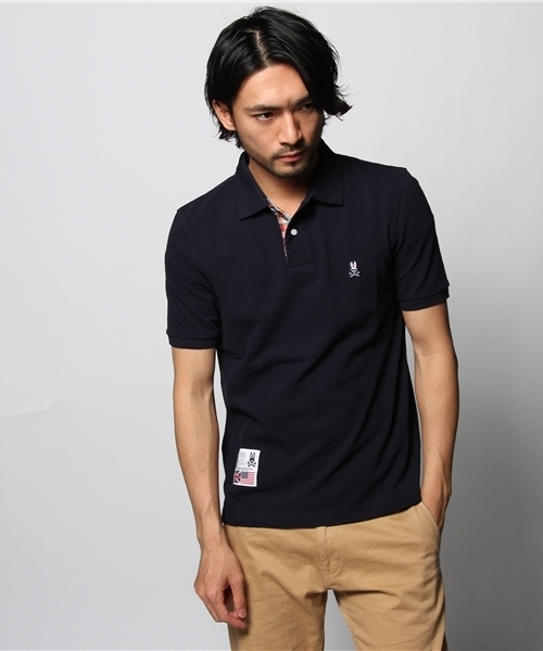 Journal Standard TRISECT(トライセクト)の「PSYCHO BUNNY / サイコバニー: PIQUE COLOR POLO / ポロシャツ(ポロシャツ・メンズ・ブルー/グリーン/コバルトブルー/ホワイト/レッド/ネイビー・MEDIUM/SMALL/LARGE)」の4枚目の写真