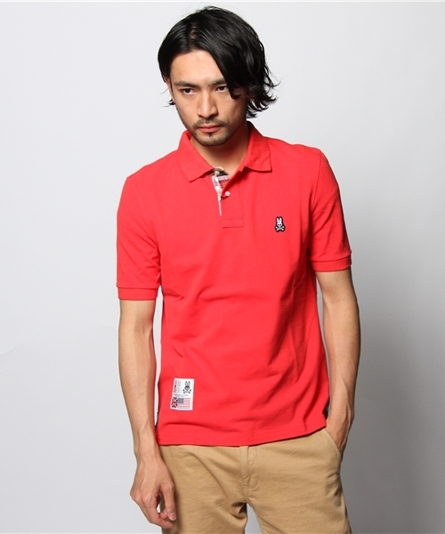 Journal Standard TRISECT(トライセクト)の「PSYCHO BUNNY / サイコバニー: PIQUE COLOR POLO / ポロシャツ(ポロシャツ・メンズ・ブルー/グリーン/コバルトブルー/ホワイト/レッド/ネイビー・MEDIUM/SMALL/LARGE)」の1枚目の写真