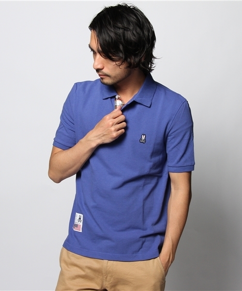 Journal Standard TRISECT(トライセクト)の「PSYCHO BUNNY / サイコバニー: PIQUE COLOR POLO / ポロシャツ(ポロシャツ・メンズ・ブルー/グリーン/コバルトブルー/ホワイト/レッド/ネイビー・MEDIUM/SMALL/LARGE)」の6枚目の写真