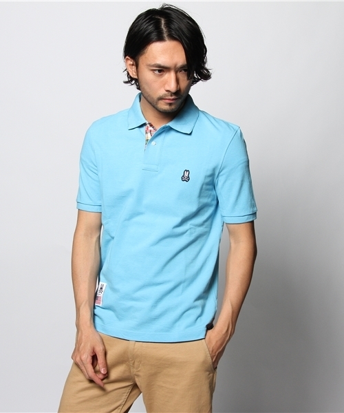Journal Standard TRISECT(トライセクト)の「PSYCHO BUNNY / サイコバニー: PIQUE COLOR POLO / ポロシャツ(ポロシャツ・メンズ・ブルー/グリーン/コバルトブルー/ホワイト/レッド/ネイビー・MEDIUM/SMALL/LARGE)」の5枚目の写真