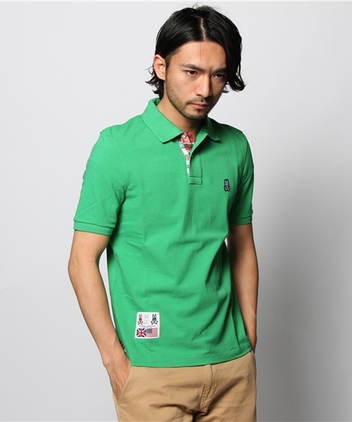 Journal Standard TRISECT(トライセクト)の「PSYCHO BUNNY / サイコバニー: PIQUE COLOR POLO / ポロシャツ(ポロシャツ・メンズ・ブルー/グリーン/コバルトブルー/ホワイト/レッド/ネイビー・MEDIUM/SMALL/LARGE)」の3枚目の写真