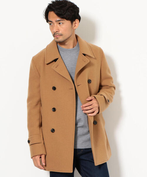 green label relaxing(グリーンレーベルリラクシング)の「NM S120モッサ Pコート / ピーコート(ピーコート・メンズ・グレー/ベージュ/ネイビー・M/XL/L/XXL/XS/S)」の8枚目の写真