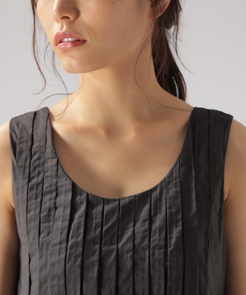 BAYFLOW（ベイフロー）の「GOOD PRICE／ボタニカルノースリーブワンピース（ワンピース・レディース・その他2/チャコール/その他1・MEDIUM/SMALL）」の14枚目の写真