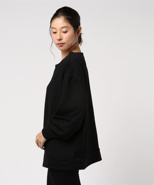 KOBE LETTUCE（コウベレタス）の「ビッグシルエットドルマンスウェットトップス＊レディース/プルオーバー/トレーナー[C3379]神戸レタス（スウェット・レディース・ブラック/ネイビー/グレー/カーキ・FREE）」の9枚目の写真