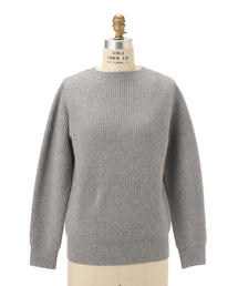 Drawer（ドゥロワー）の「Drawer 9Gウールカシミヤアゼ編みニット  