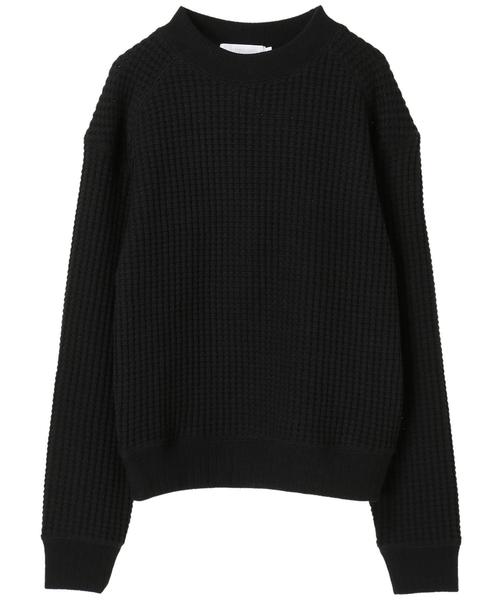 AMERICAN HOLIC（アメリカンホリック）の「BIGワッフルプルオーバー（Tシャツ/カットソー・レディース・ブラック/アイボリー/モカ/グレー系その他・M/L）」の8枚目の写真