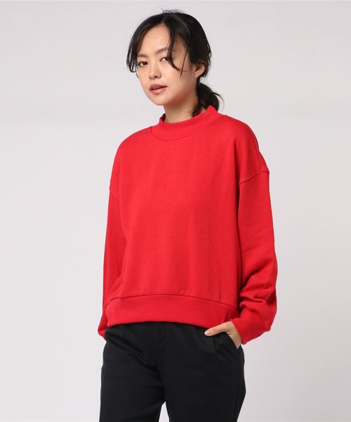 rps（アールピーエス）の「ハイネック裏毛カラープルオーバー（スウェット・レディース・レッド/杢グレー/オフホワイト/ネイビー/ブラック/アイボリー/イエロー/グリーン/ピンク・M）」の22枚目の写真