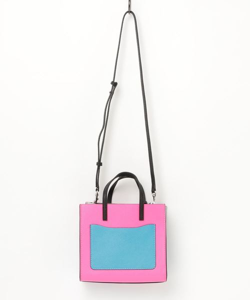 【MARC JACOBS】グラインドカラーブロックミニトート MARC JACOBS(マークジェイコブス)の「THE GRIND/ザ グラインド