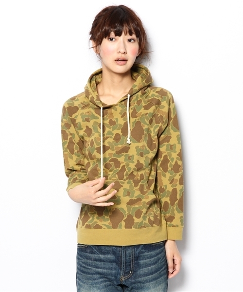 BEAMS BOY(ビームスボーイ)の「BEAMS BOY / カモフラージュ プリントプルオーバーパーカ **(スウェット・レディース・その他1・ONE SIZE)」の10枚目の写真