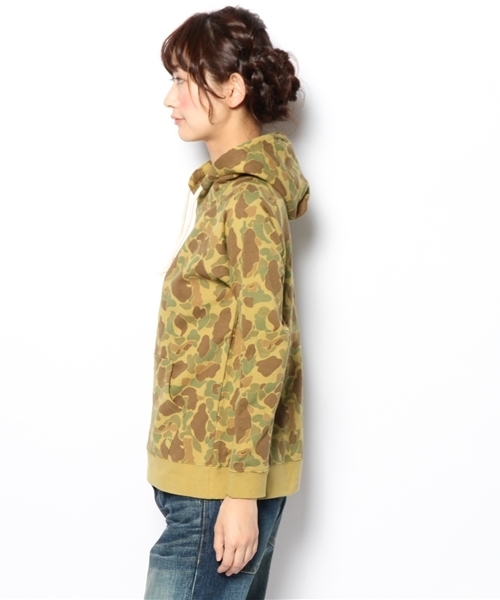 BEAMS BOY(ビームスボーイ)の「BEAMS BOY / カモフラージュ プリントプルオーバーパーカ **(スウェット・レディース・その他1・ONE SIZE)」の3枚目の写真