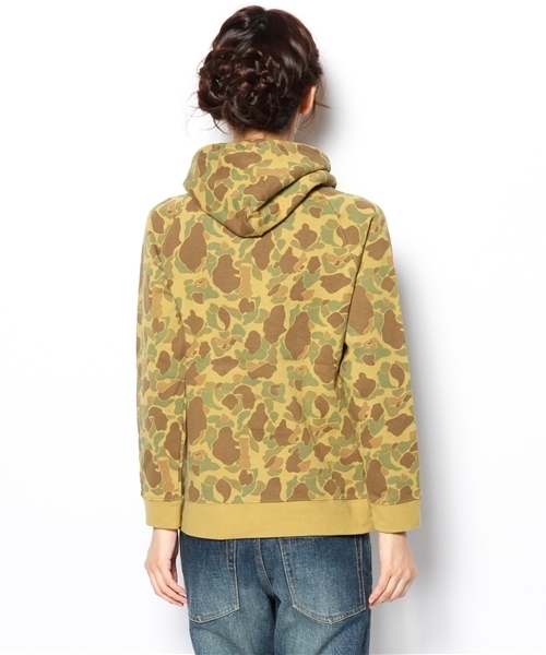 BEAMS BOY(ビームスボーイ)の「BEAMS BOY / カモフラージュ プリントプルオーバーパーカ **(スウェット・レディース・その他1・ONE SIZE)」の4枚目の写真