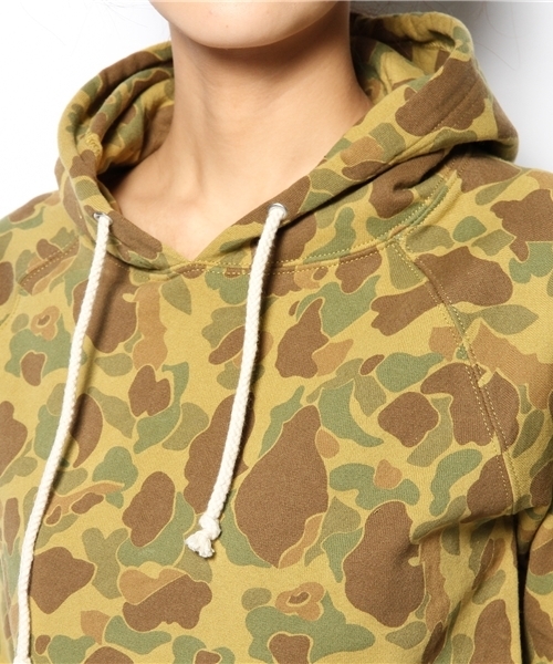BEAMS BOY(ビームスボーイ)の「BEAMS BOY / カモフラージュ プリントプルオーバーパーカ **(スウェット・レディース・その他1・ONE SIZE)」の5枚目の写真