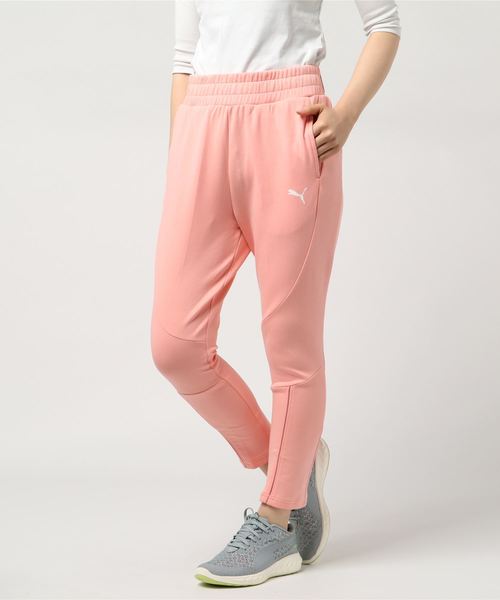 Puma プーマ の Puma プーマ W Evostripe パンツ 19ピーチベージュ スウェットパンツ Wear