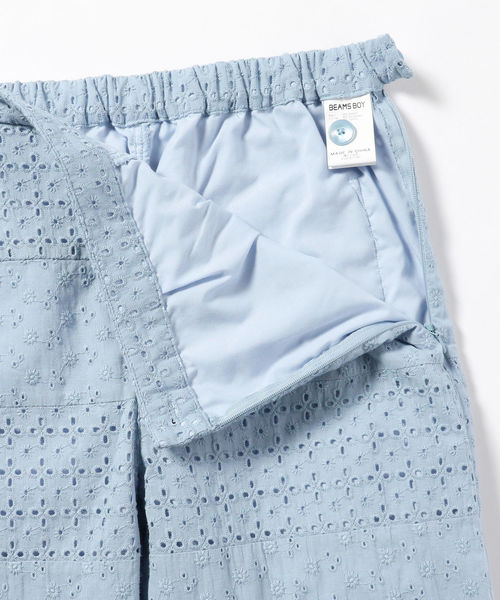 BEAMS BOY（ビームスボーイ）の「BEAMS BOY / カットワーク イージーパンツ（その他パンツ・レディース・ネイビー/オフホワイト/ブルー系その他・ONE SIZE）」の15枚目の写真