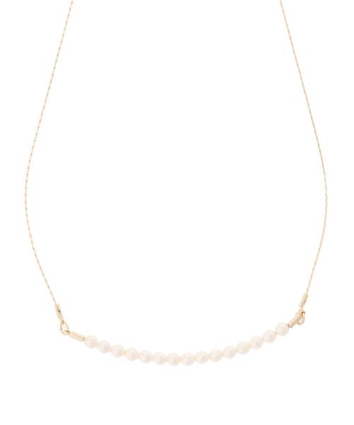 AMERICAN HOLIC（アメリカンホリック）の「パールラインネックレス（ネックレス・レディース・ゴールド・FREE）」の2枚目の写真