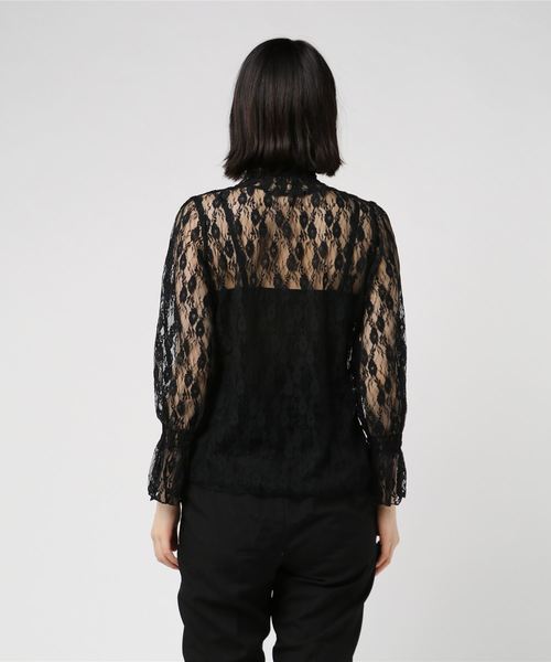 DING（ディング）の「DING/レ－ストップス（Tシャツ/カットソー・レディース・ホワイト/ブラック・FREE）」の4枚目の写真