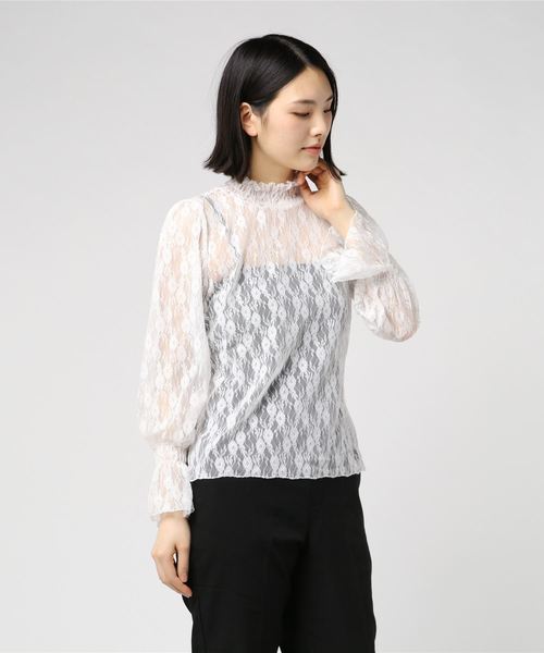 DING（ディング）の「DING/レ－ストップス（Tシャツ/カットソー・レディース・ホワイト/ブラック・FREE）」の8枚目の写真