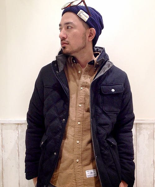 CIAOPANIC TYPY(チャオパニックティピー)の「フランネルボタンダウンシャツ(シャツ/ブラウス・メンズ・ネイビー/ピンク/キャメル/ブラック/ホワイト/オリーブ・LARGE/SMALL/MEDIUM)」の12枚目の写真