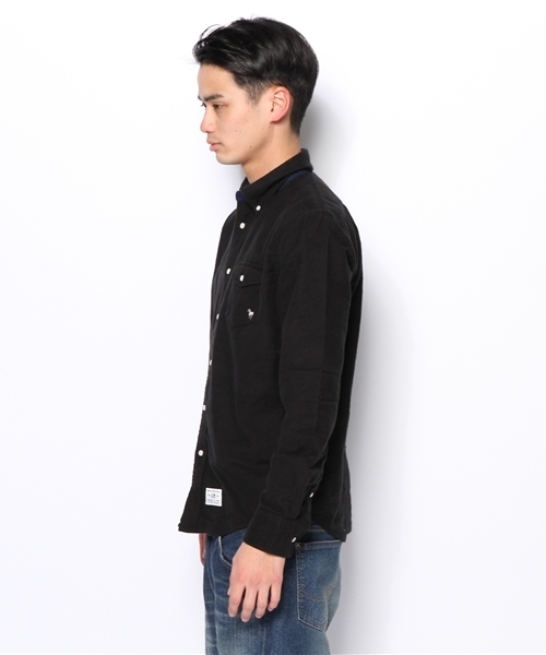 CIAOPANIC TYPY(チャオパニックティピー)の「フランネルボタンダウンシャツ(シャツ/ブラウス・メンズ・ネイビー/ピンク/キャメル/ブラック/ホワイト/オリーブ・LARGE/SMALL/MEDIUM)」の20枚目の写真