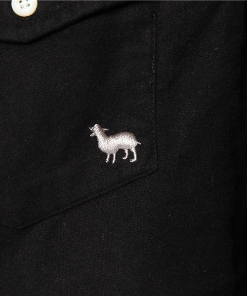 CIAOPANIC TYPY(チャオパニックティピー)の「フランネルボタンダウンシャツ(シャツ/ブラウス・メンズ・ネイビー/ピンク/キャメル/ブラック/ホワイト/オリーブ・LARGE/SMALL/MEDIUM)」の18枚目の写真