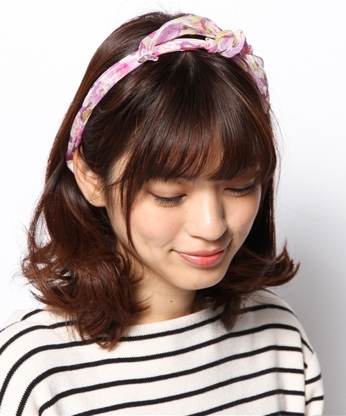 Kastane（カスタネ）の「【Kastane】リボン（ヘアバンド・レディース・ライトベージュ/ライトブルー/ラベンダー/ブルー/その他/ネイビー/ホワイト/ピンク/その他2/その他1/ブラック系その他・FREE）」の12枚目の写真