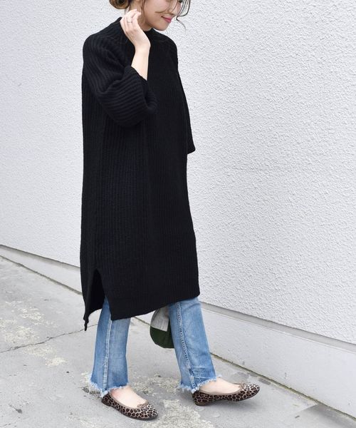 Khaju（カージュ）の「【WEB限定】Khaju:アゼニットワンピース19FW◇◇（ワンピース・レディース・ライトブルー/ブラック/アイボリー/キャメル・ONE SIZE）」の9枚目の写真