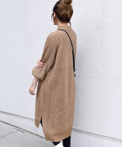 Khaju（カージュ）の「【WEB限定】Khaju:アゼニットワンピース19FW◇◇（ワンピース・レディース・ライトブルー/ブラック/アイボリー/キャメル・ONE SIZE）」の19枚目の写真