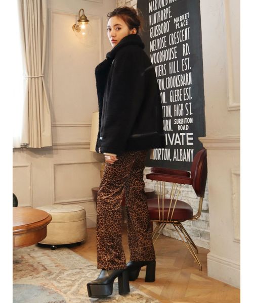 EVRIS(エヴリス)の「フェイクスウェードルーズジャケット(その他アウター・レディース・ホワイト/ブラック/ブラウン・FREE)」の4枚目の写真