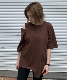 ENVYM | カッティングアシメビッグＴ(Tシャツ/カットソー)