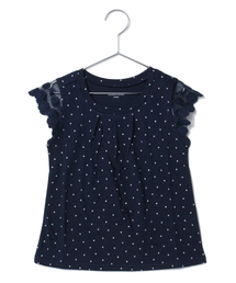 GLOBAL WORK | 【GLOBAL WORK】ソデレースT半袖/542922(Tシャツ/カットソー)