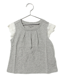 GLOBAL WORK | 【GLOBAL WORK】ソデレースT半袖/542922(Tシャツ/カットソー)