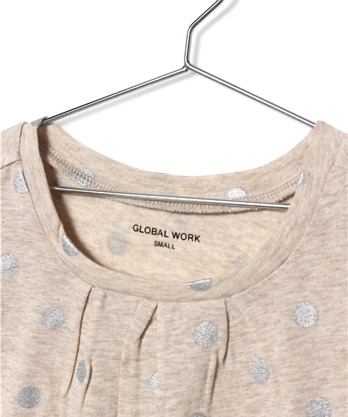 GLOBAL WORK(グローバルワーク)の「【GLOBAL WORK】ソデレースT半袖/542922(Tシャツ/カットソー・キッズ・ホワイト/ホワイト系その他/グレー/ネイビー/その他/ベージュ・SMALL/MEDIUM/LARGE/X-LARGE)」の7枚目の写真