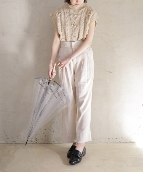 SESTO（セスト）の「生活防水。晴雨兼用コインローファーパンプス（レインシューズ・レディース・ホワイト/ブラック/チェック・22.5cm/23.5cm/24.5cm/25.5cm/23.0cm/24.0cm/22.0cm）」の18枚目の写真