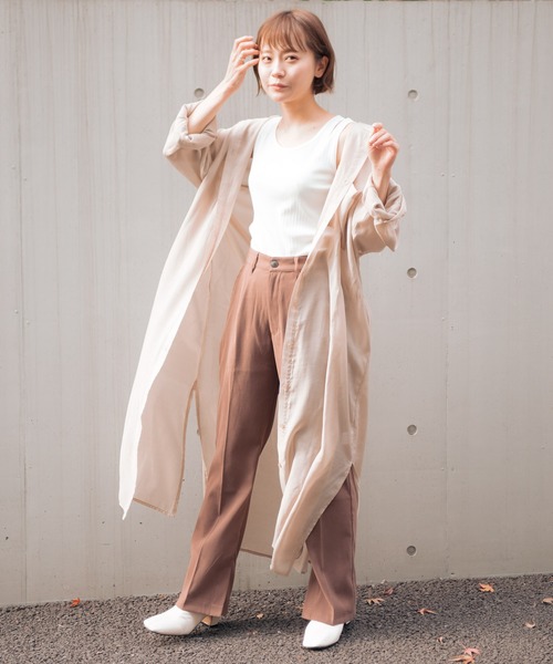 VANNIE U（ヴァニーユー）の「VANNIE U カラータックパンツ（その他パンツ・レディース・ピンク/ミント/チョコ・FREE）」の13枚目の写真